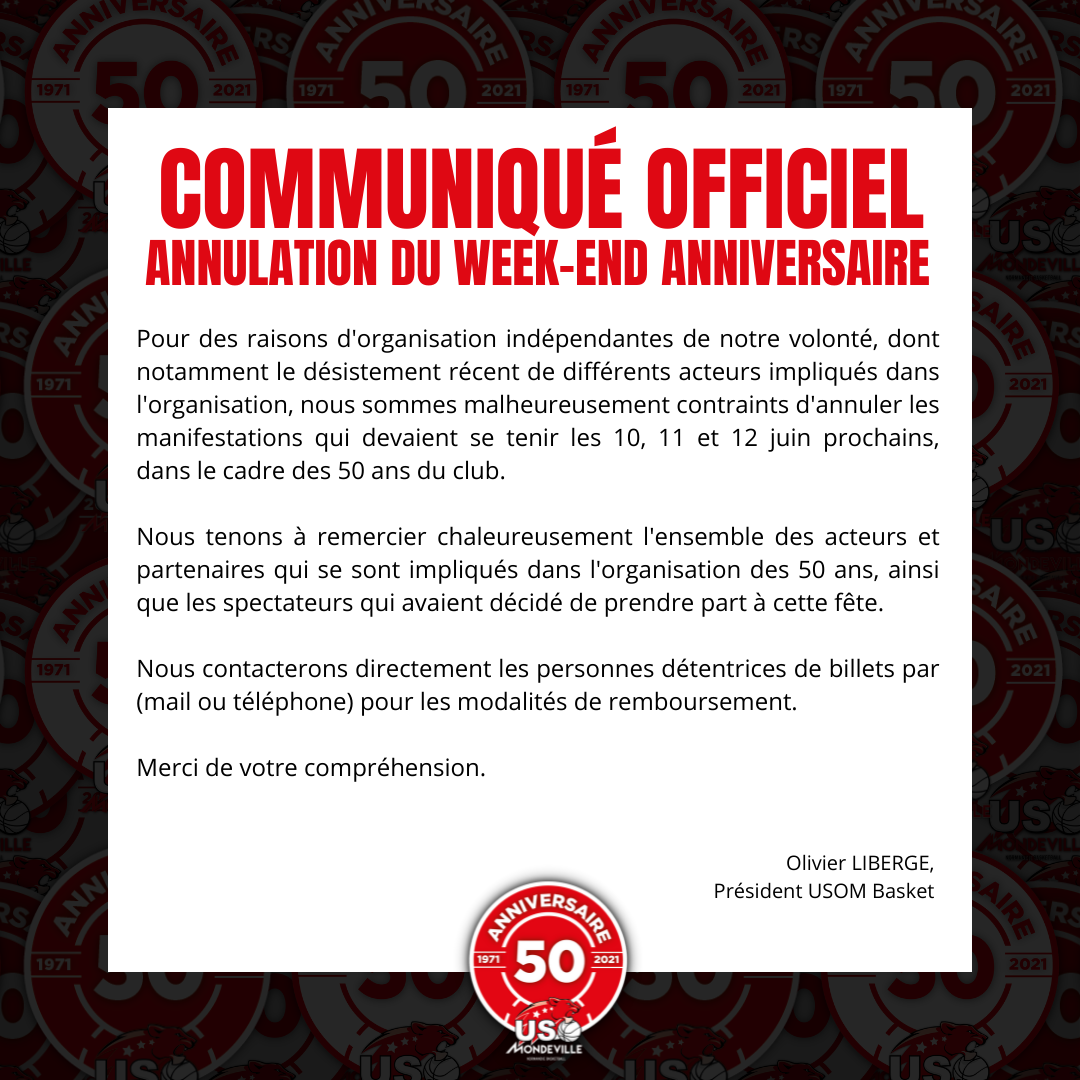 Annulation 50 ans USOM